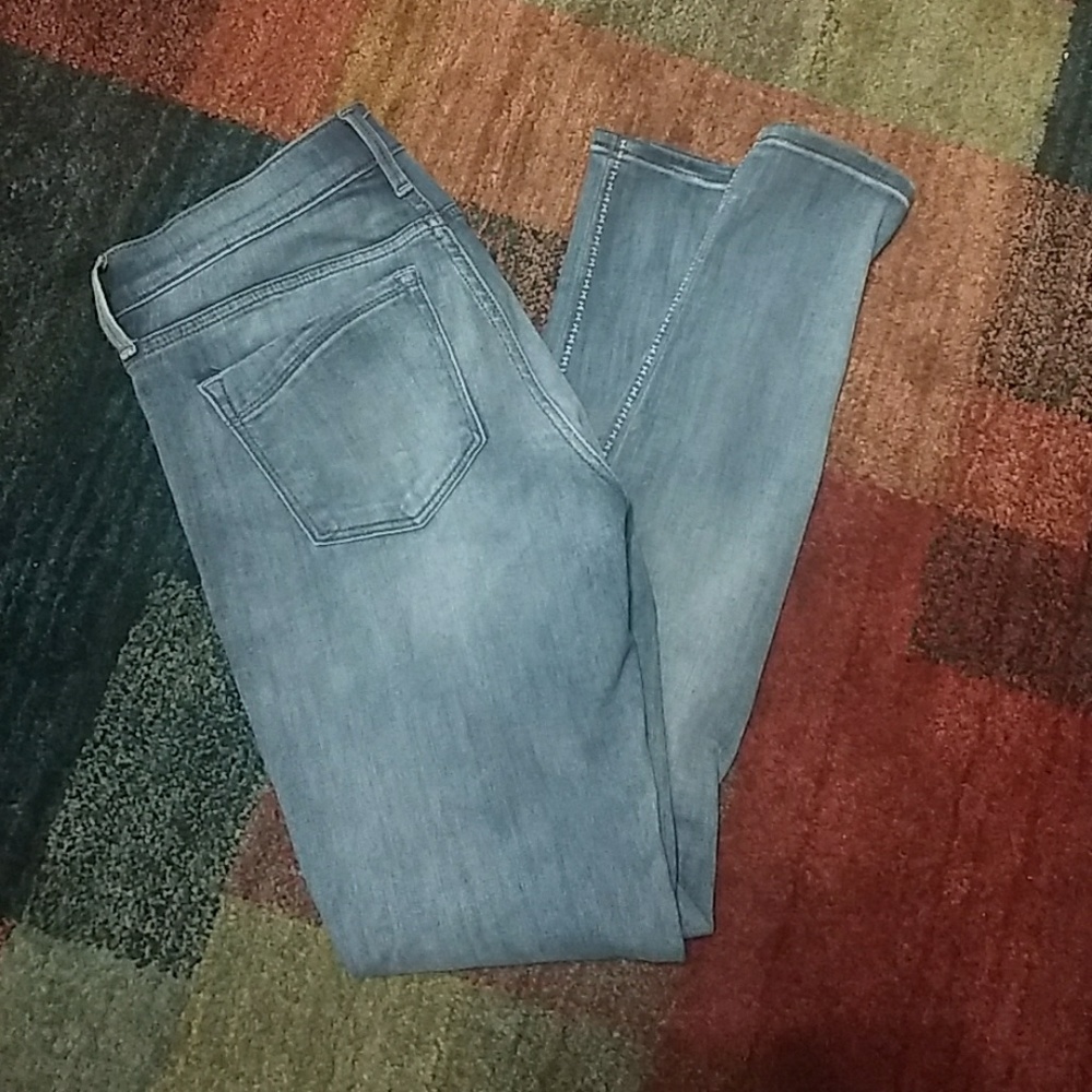 Mid rise light wash express jegging